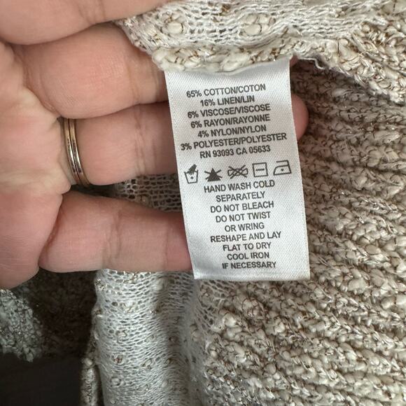 Nic + Zoey Gray Knitted Long Sleeve Sweater Size 2X - Picture 5 of 5